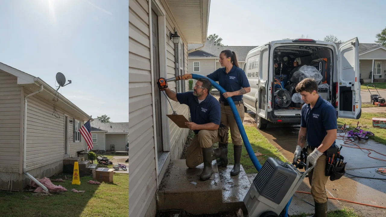 Ceiling Water Damage Restoration in Taylorsville, IN near me